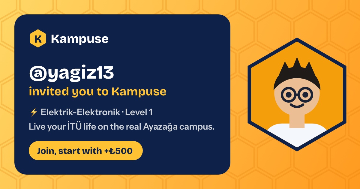 @yagiz13 · Kampuse