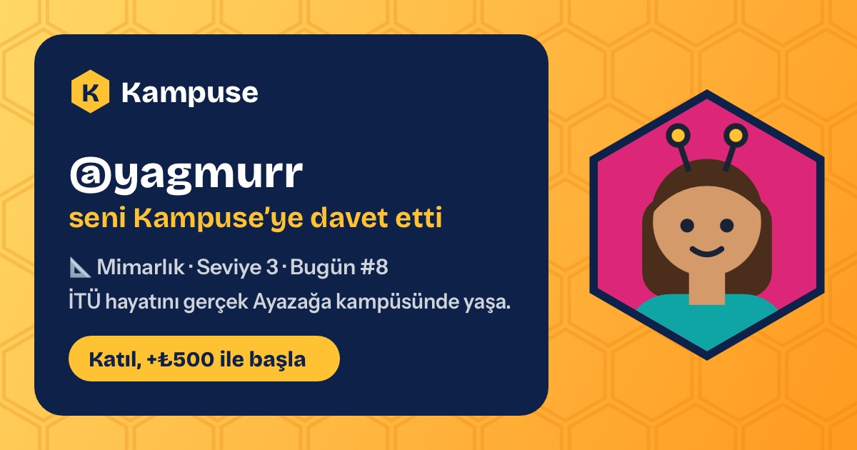 @yagmurr · Kampuse