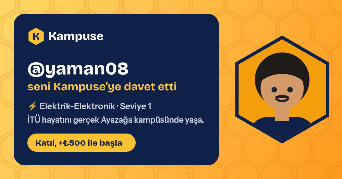 @yaman08 · Kampuse