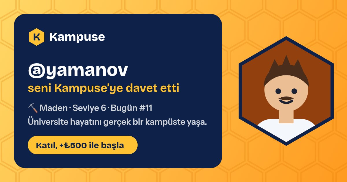 @yamanov · Kampuse