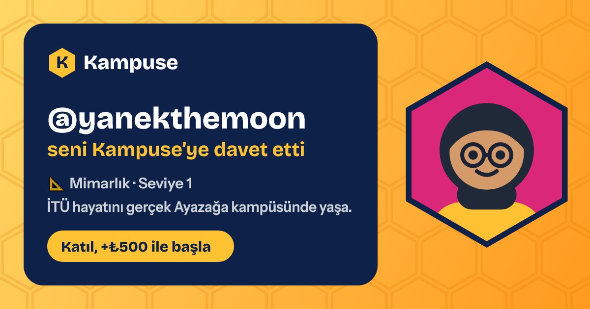@yanekthemoon · Kampuse