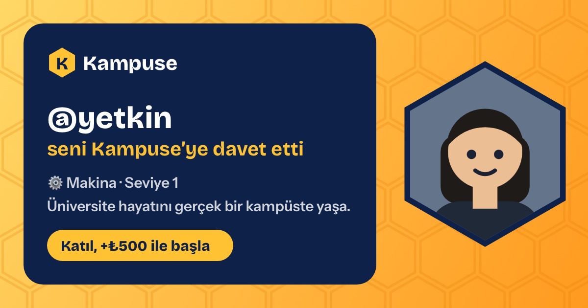 @yetkin · Kampuse