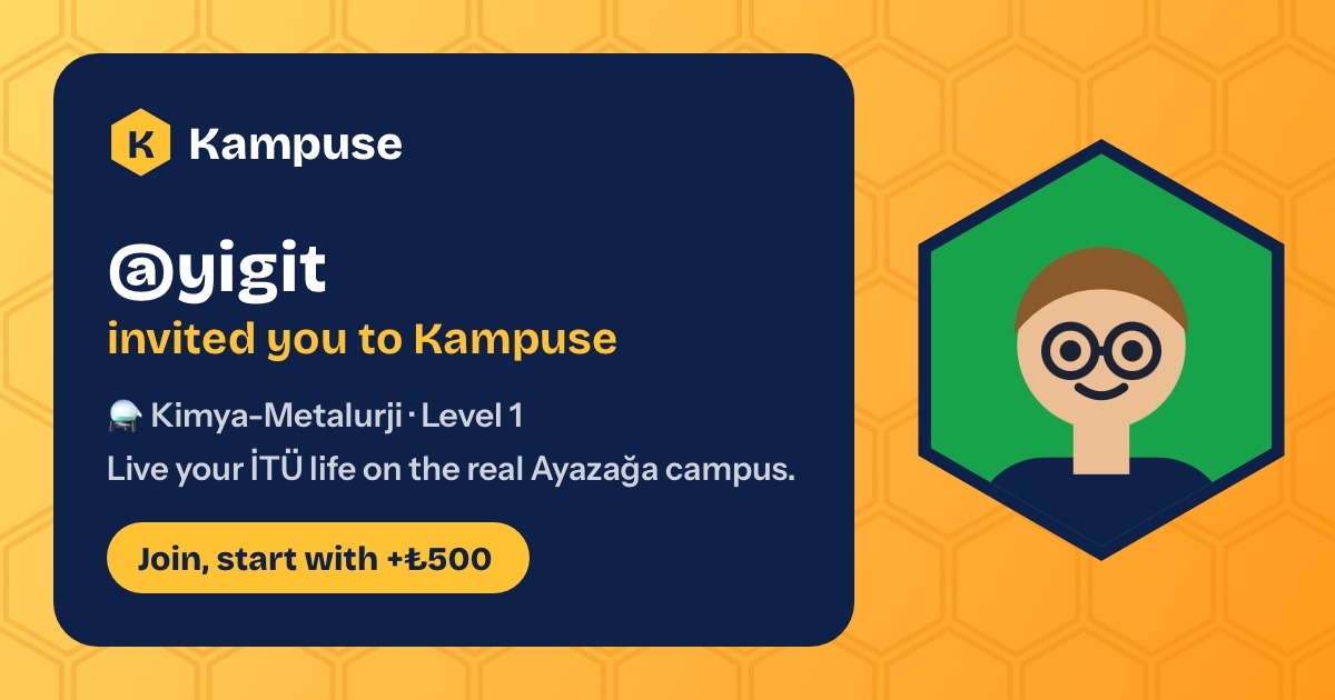 @yigit · Kampuse