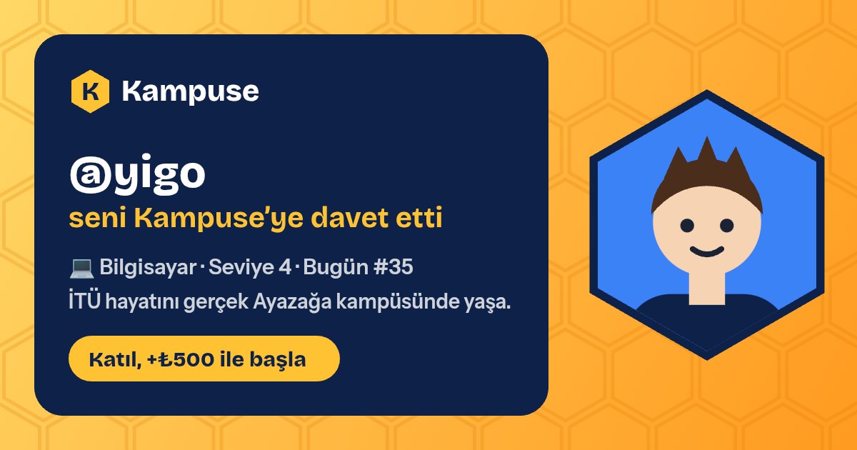 @yigo · Kampuse