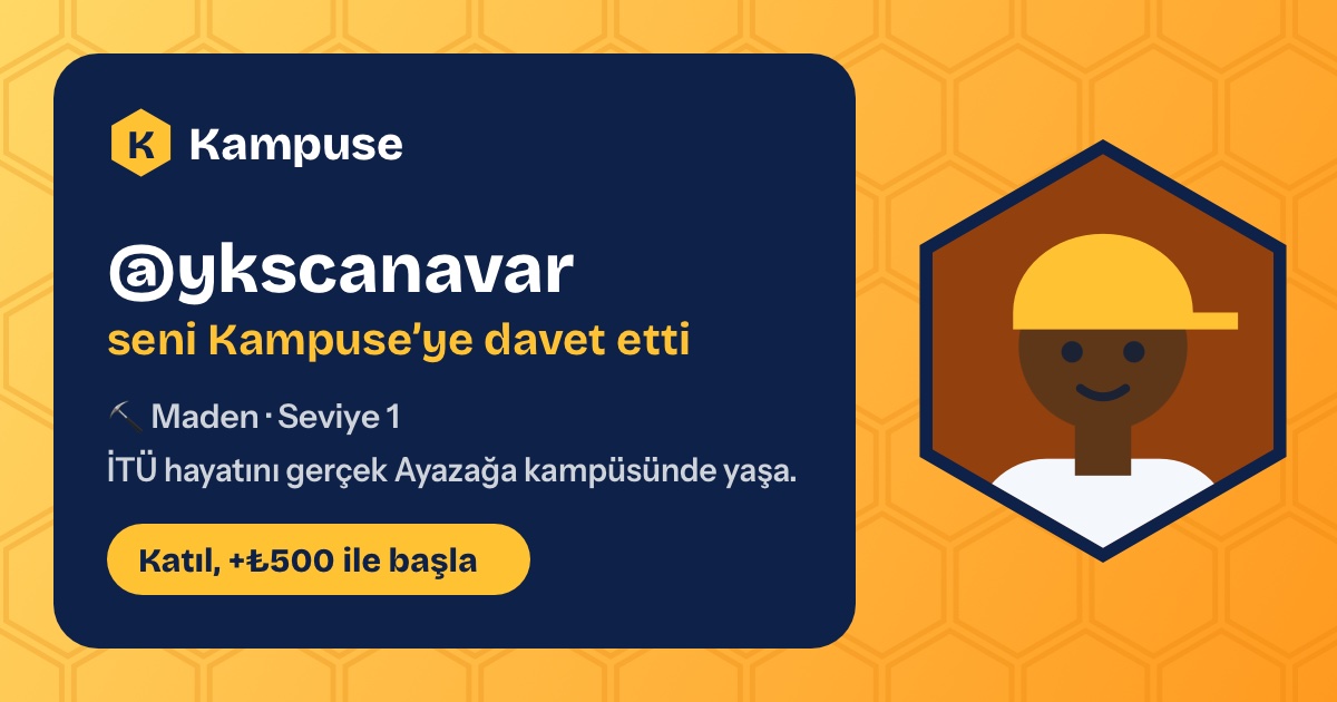 @ykscanavar · Kampuse