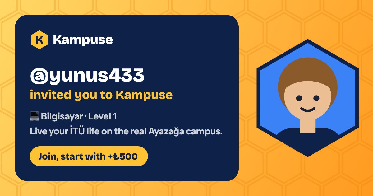 @yunus433 · Kampuse