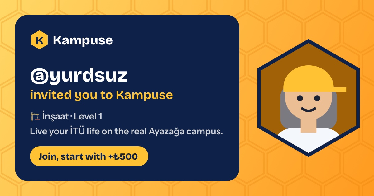 @yurdsuz · Kampuse