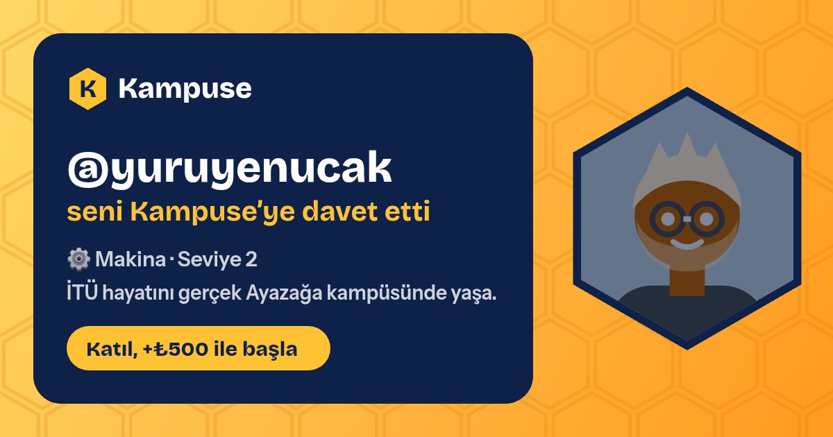 @yuruyenucak · Kampuse