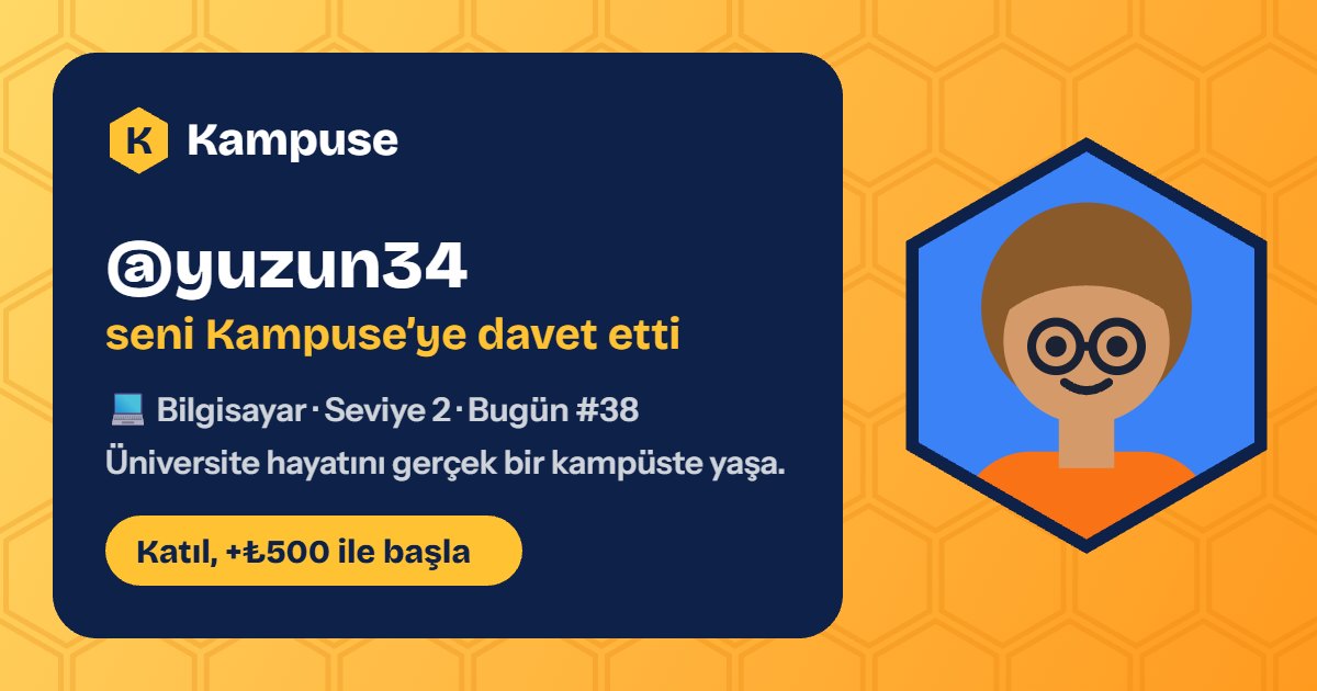 @yuzun34 · Kampuse