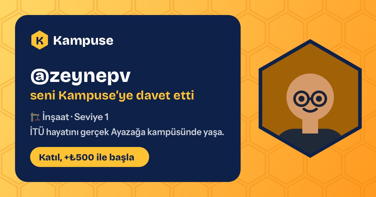 @zeynepv · Kampuse