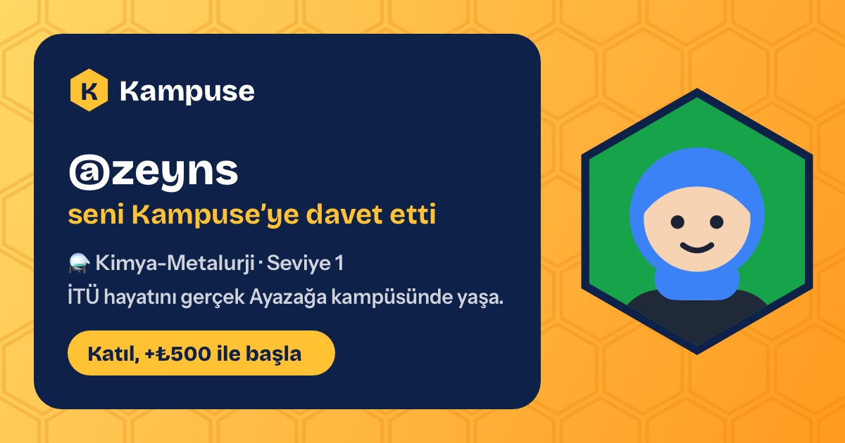 @zeyns · Kampuse