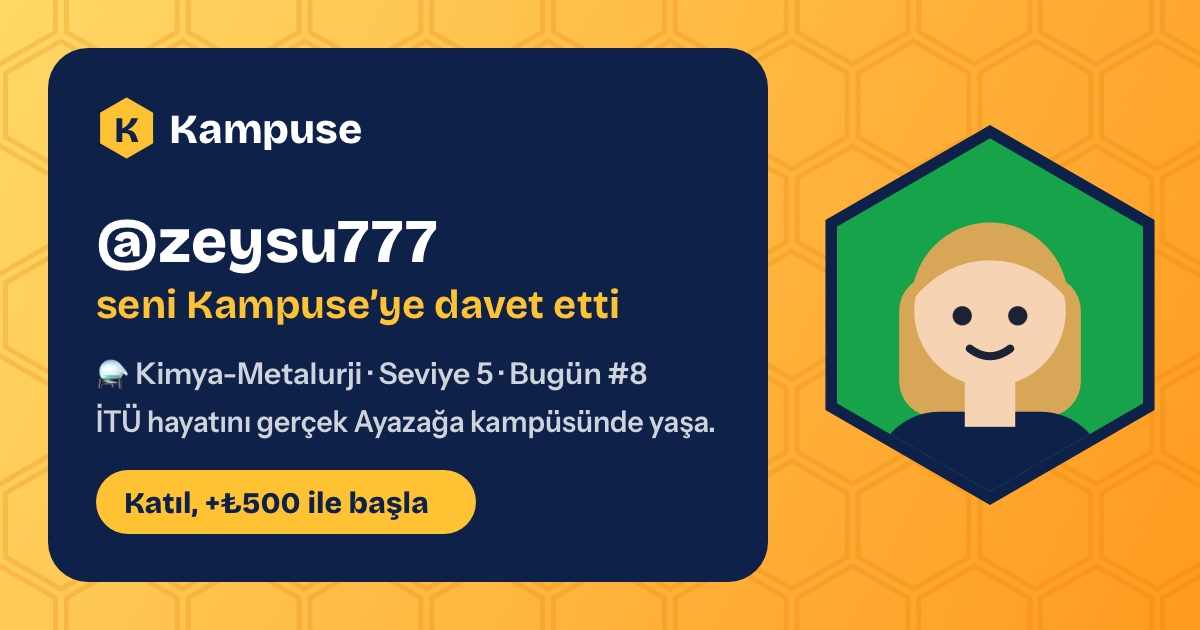 @zeysu777 · Kampuse