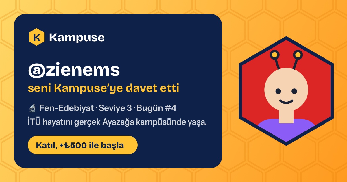 @zienems · Kampuse